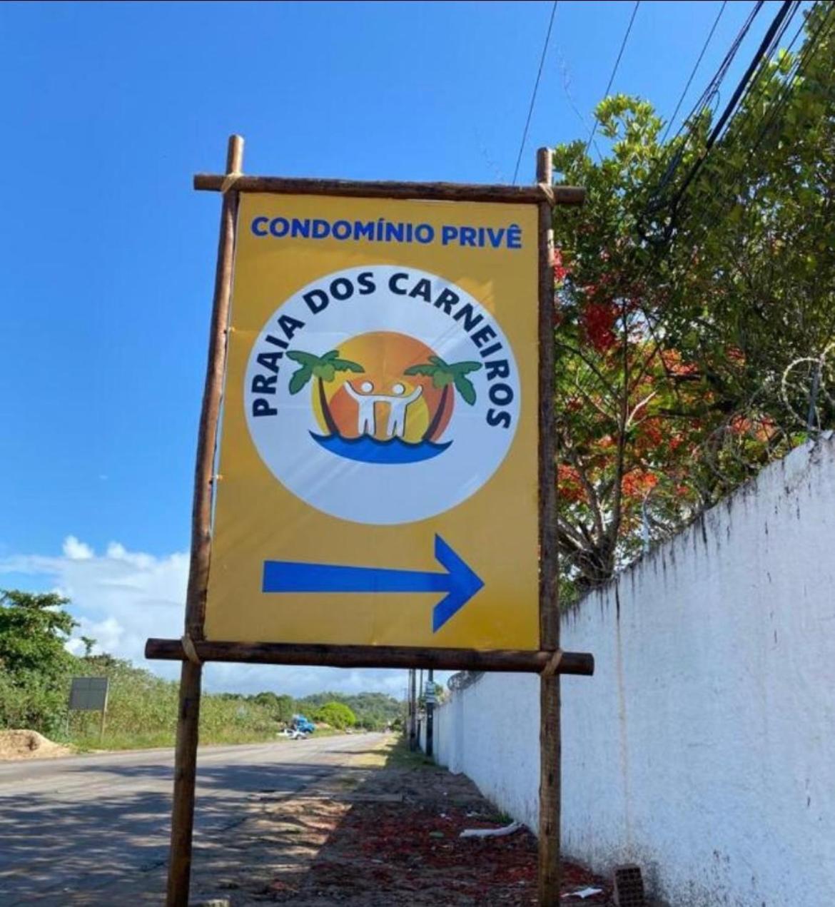 Casa Cinza Na Praia Dos Carneiros Em Condominio A Beira-Mar Exterior foto